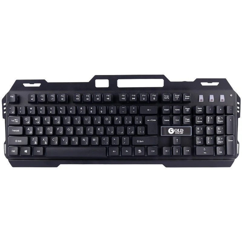 کیبورد گیمینگ گلد اسکار مدل k18 باسیم