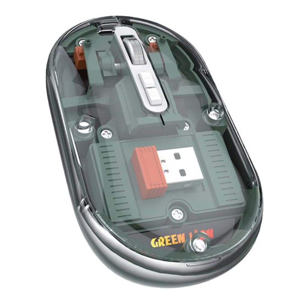 موس Green Lion Transparent Lite GL-RM6 بی سیم - Image 3